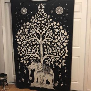 Kayso Elephant Tree Tapestry